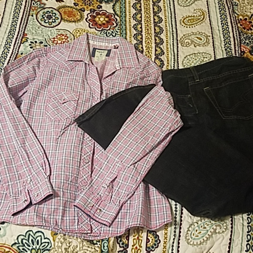 Panhandle button up